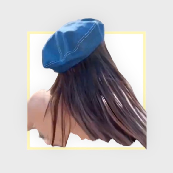 Blue Denim Beret main image 5